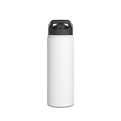 Badge Logo Stainless Steel Water Bottle, Standard Lid