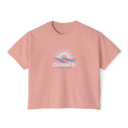 Sunrise Over Water - Women's Boxy Tee