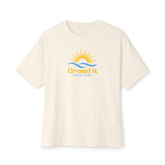 Sunrise Over Water - Unisex Oversized Boxy Tee