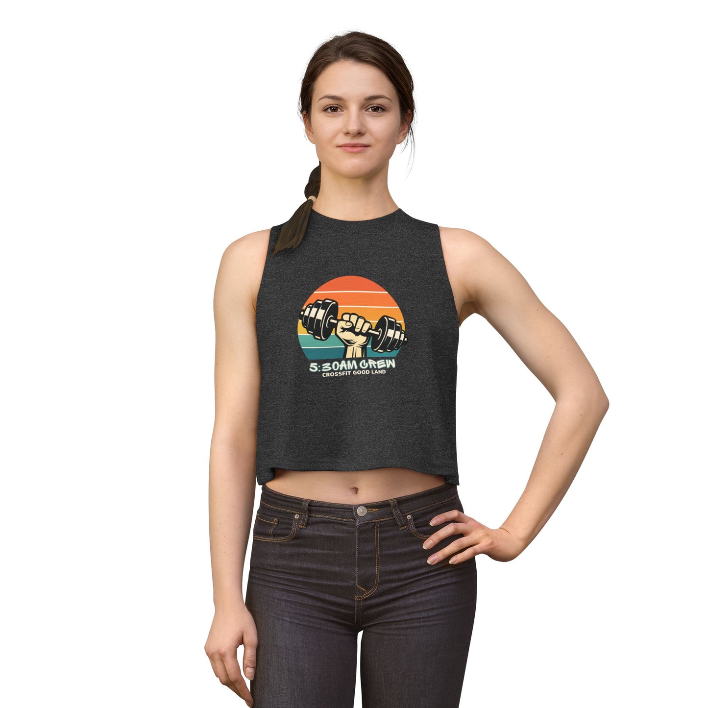 5:30AM Crew - Women's Crop Top