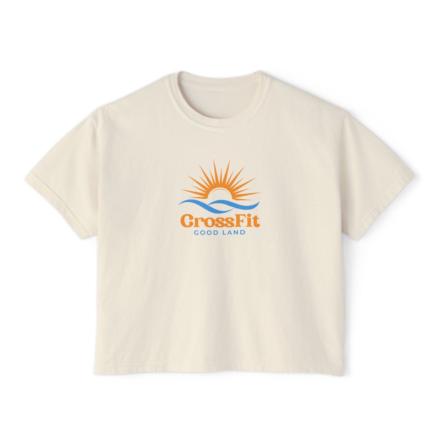 Sunrise Over Water - Women's Boxy Tee