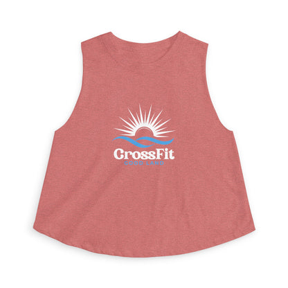 Sunrise Over Water - Women's Crop Top