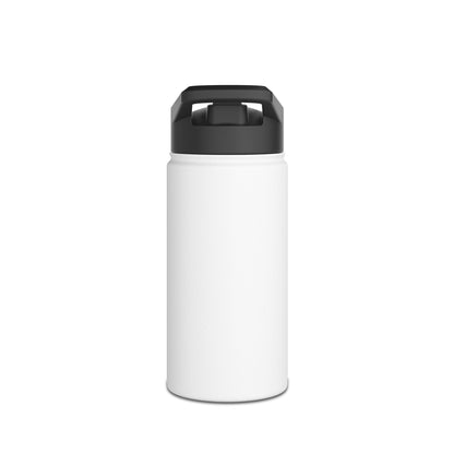 Badge Logo Stainless Steel Water Bottle, Standard Lid