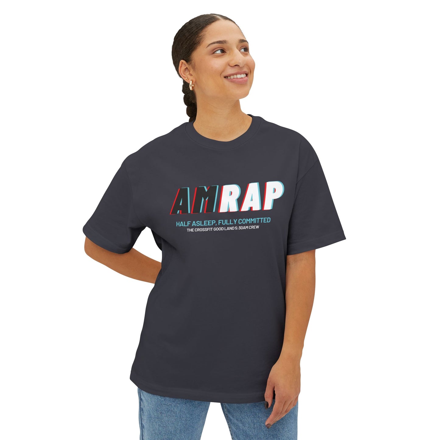 AM RAP - Unisex Oversized Boxy Tee