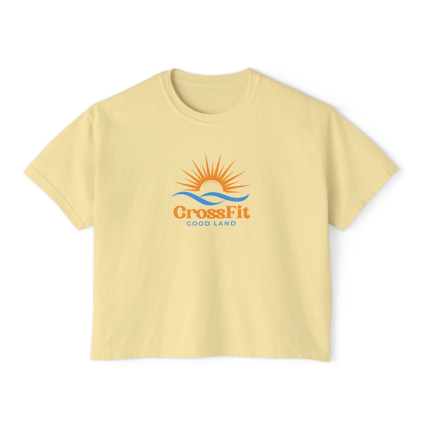 Sunrise Over Water - Women's Boxy Tee