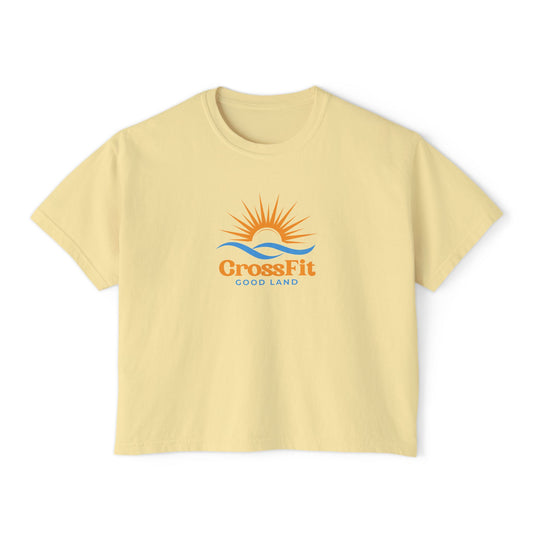 Sunrise Over Water - Women's Boxy Tee