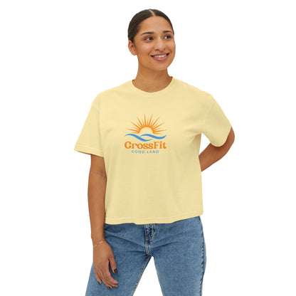 Sunrise Over Water - Women's Boxy Tee