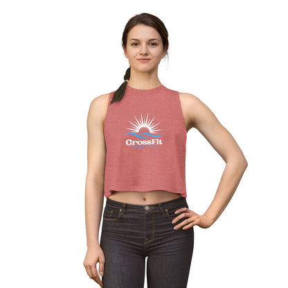 Sunrise Over Water - Women's Crop Top