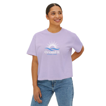 Sunrise Over Water - Women's Boxy Tee