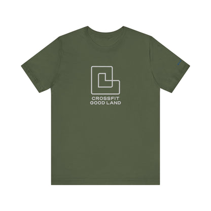 CrossFit Good Land Logo Unisex Jersey Short Sleeve Tee