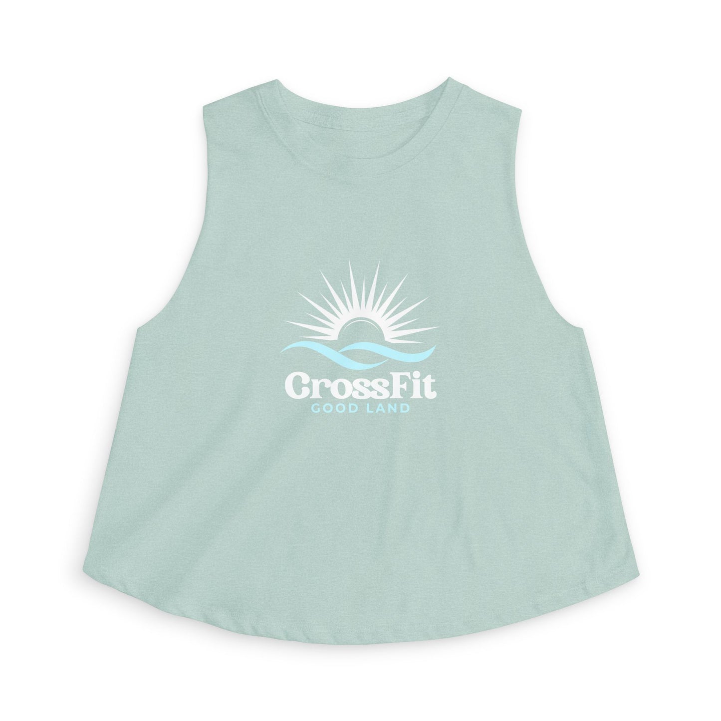 Sunrise Over Water - Women's Crop Top