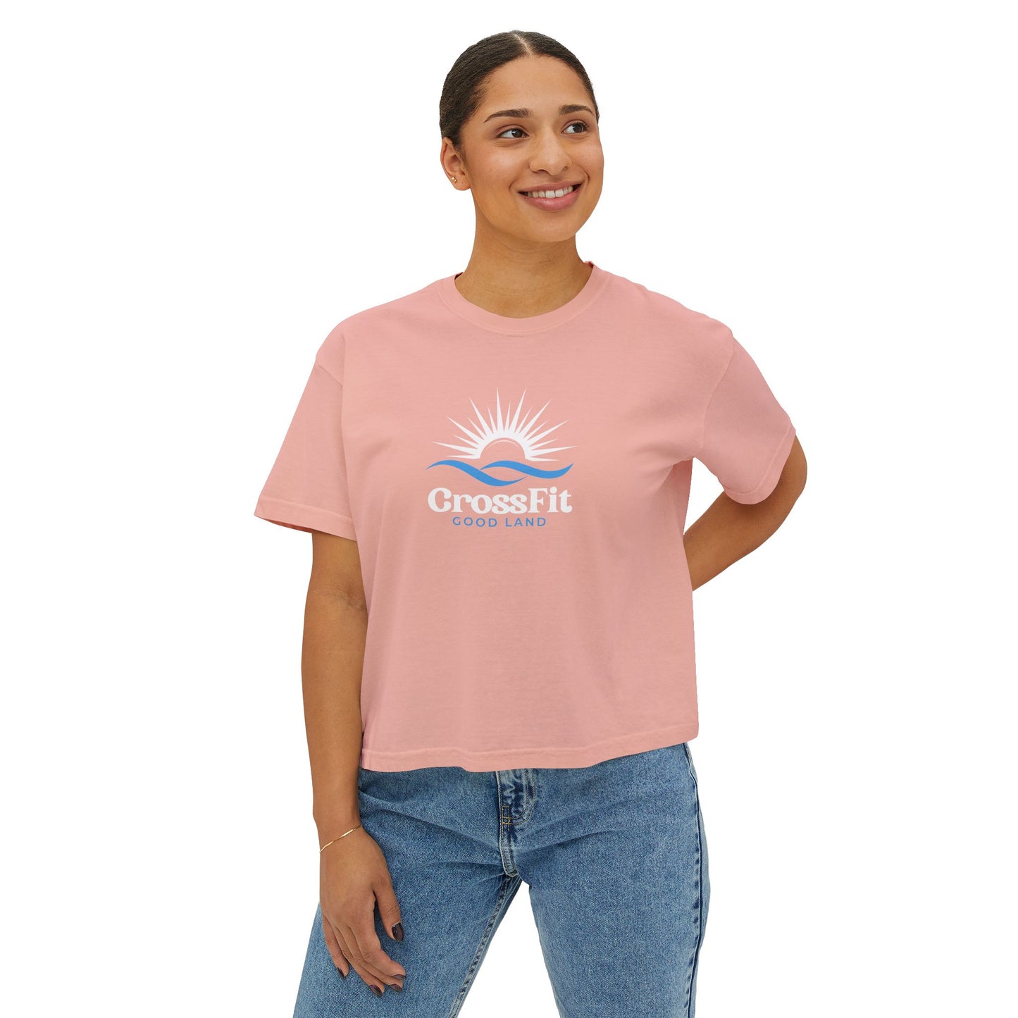 Sunrise Over Water - Women's Boxy Tee