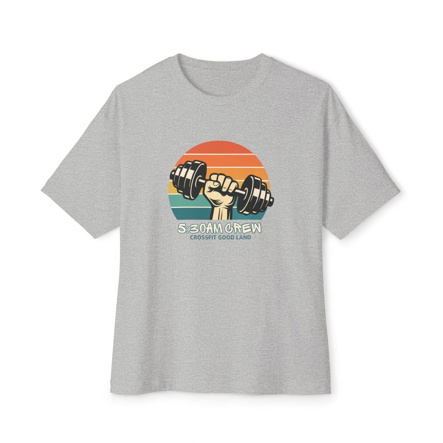 5:30AM Crew - Unisex Oversized Boxy Tee