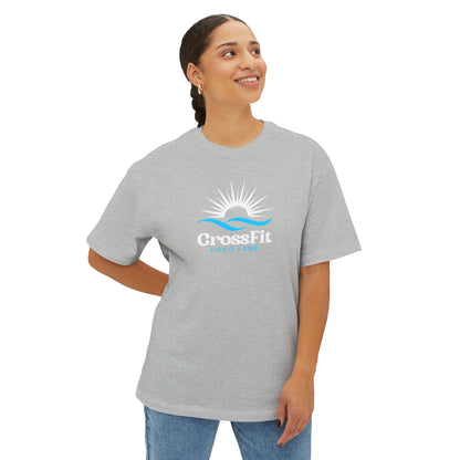 Sunrise Over Water - Unisex Oversized Boxy Tee