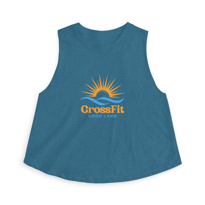Sunrise Over Water - Women's Crop Top